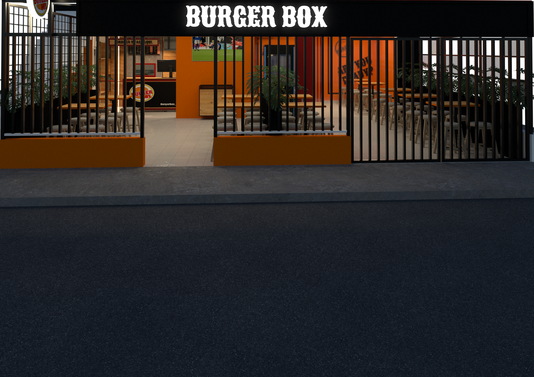 Restaurante Burger Box Cali - Sede Caney
